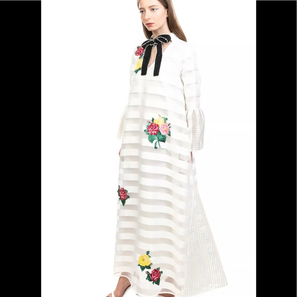 $730 ZAYAN THE LABEL Trapeze Dress Size Small